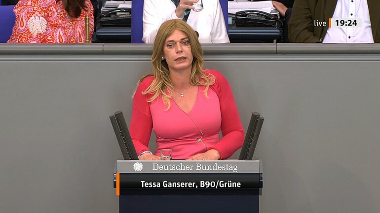 Bundestagsreden Von Tessa Ganserer 